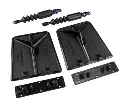 Комплект транцевых плит Nauticus серии SX, цвет черный, размер 9.5"х10" (SX9510-40BL)